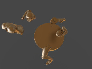 American Football Trophy 3D-Druckmodell
