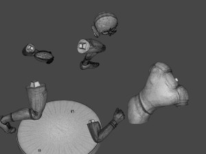 American Football Trophy 3D-Druckmodell