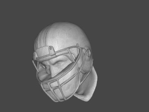 American Football Trophy 3D-Druckmodell