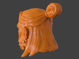 Man At Arms Head 3D Print Model