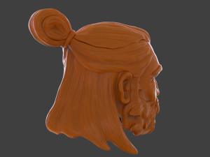 Man At Arms Head Modello di stampa 3D