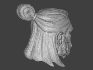 Man At Arms Head 3D Print Model