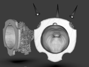 Stylized Grizzly Bear Trophy Head Modelo de impresión 3D