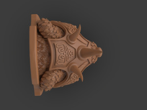 Stylized Grizzly Bear Trophy Head Modelo de impresión 3D