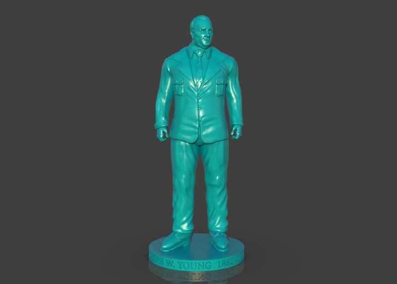 Memorial Joseph W Young Modelo de Impressão 3D .c4d .max .obj .3ds .fbx .stl .blend 