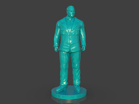 Memorial Joseph W Young 3D Print Model