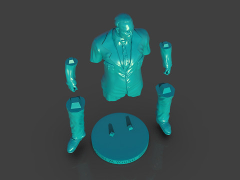 Memorial Joseph W Young Modelo de Impressão 3D