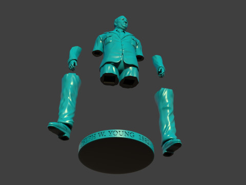 Memorial Joseph W Young Modelo de Impressão 3D