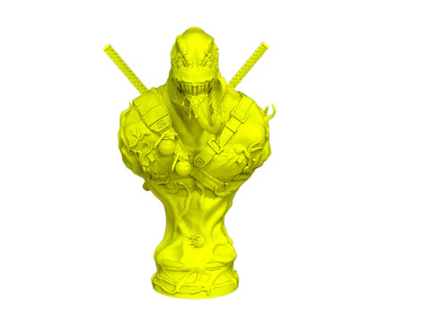 Venom Pool Bust 3D Print Model