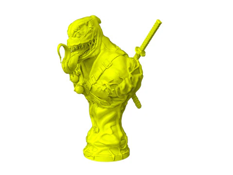 Venom Pool Bust 3D Print Model