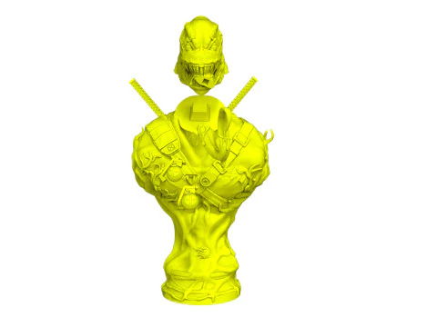 Venom Pool Bust 3D Print Model