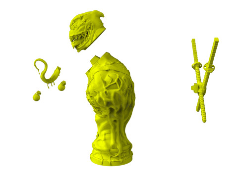 Venom Pool Bust 3D-printmodel