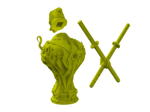 Venom Pool Bust 3D-printmodel