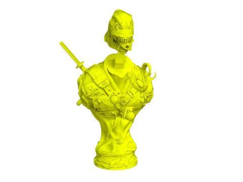 Venom Pool Bust 3D Print Model