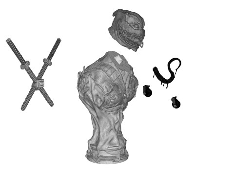 Venom Pool Bust 3D-printmodel