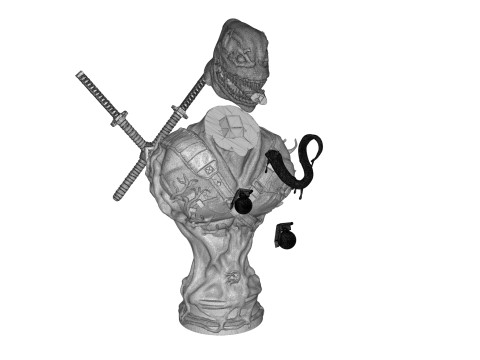 Venom Pool Bust 3D-printmodel