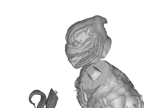 Venom Pool Bust 3D Print Model