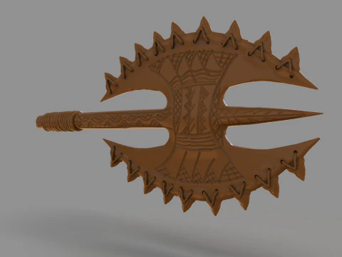 Hawaiian Axe 3D Print Model