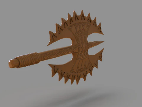 Hawaiian Axe 3D Print Model