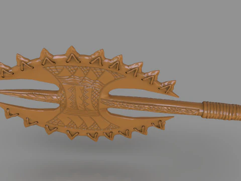 Hawaiian Axe 3D Print Model
