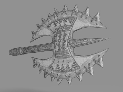 Hawaiian Axe 3D Print Model