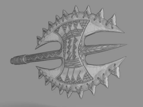 Hawaiian Axe 3D Print Model