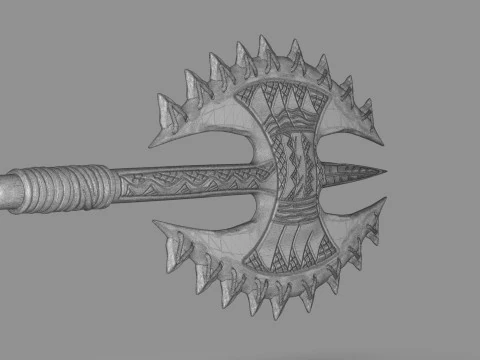 Hawaiian Axe 3D Print Model