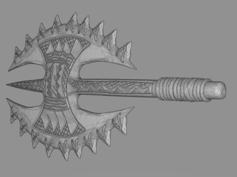 Hawaiian Axe 3D Print Model