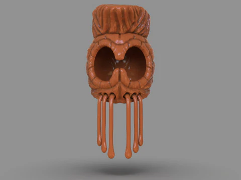 Hawaiian Warrior Helmet 3D Print Model