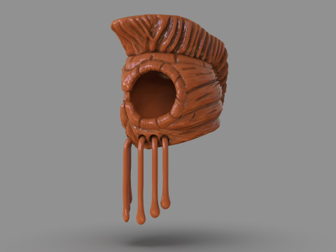 Hawaiian Warrior Helmet 3D Принт Модель