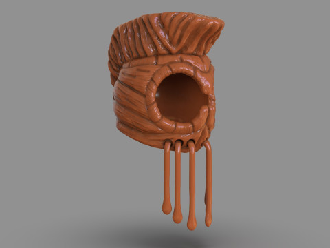 Hawaiian Warrior Helmet 3D Принт Модель