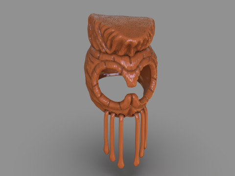 Hawaiian Warrior Helmet 3D Принт Модель