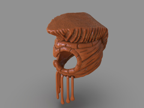 Hawaiian Warrior Helmet 3D Принт Модель