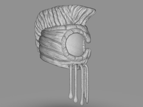 Hawaiian Warrior Helmet 3D Принт Модель