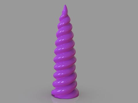 Unicorn Horn 3D-Druckmodell