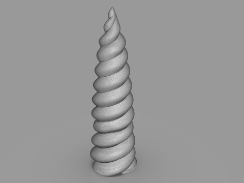 Unicorn Horn 3D प्रिंट मॉडल
