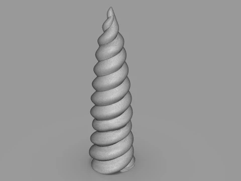 Cuerno de unicornio Modelo de impresión 3D