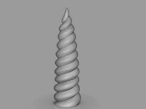 Cuerno de unicornio Modelo de impresión 3D