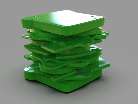 Sandwich Sculpture Model do druku 3D