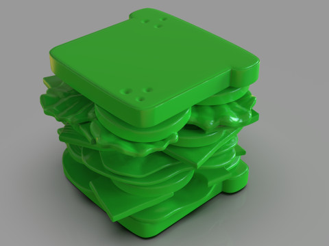 Sandwich Sculpture Model do druku 3D
