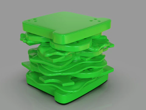 Sandwich Sculpture 3D Print Model