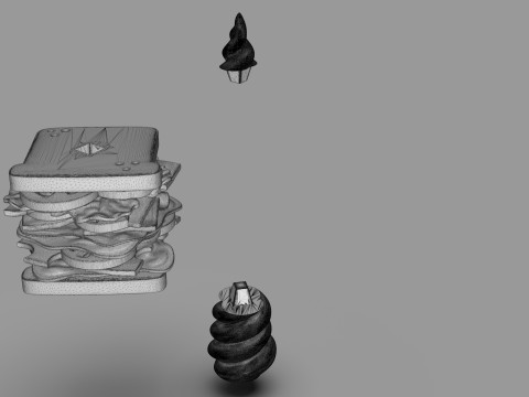 Magical Sandwich 3D Принт Модель