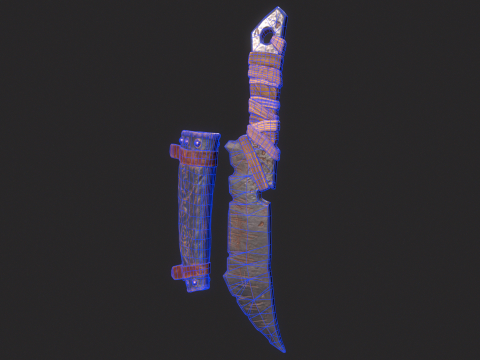 Viking Dagger 3D 모델
