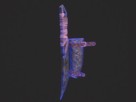 Viking Dagger 3D 모델