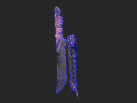 Viking Dagger 3D Model