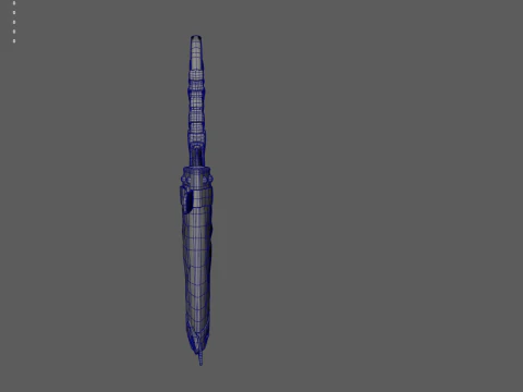 Viking Dagger 3D Model