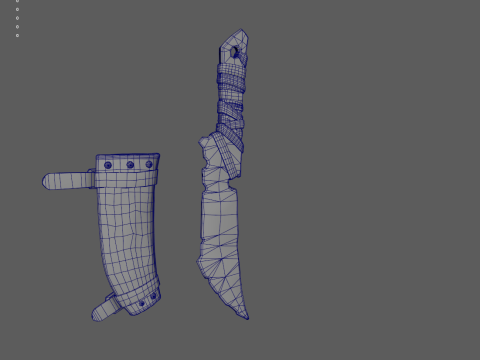 Viking Dagger 3D 모델