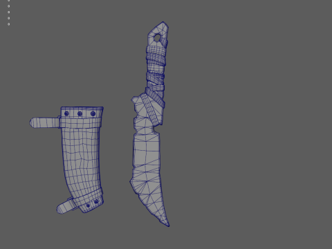 Viking Dagger 3D 모델
