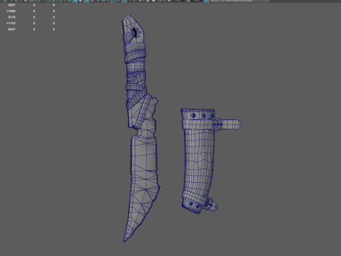 Viking Dagger 3D 모델