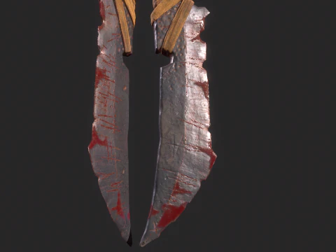 Viking Dagger 3D Model